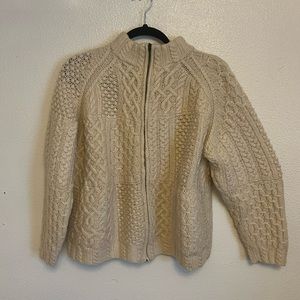Vintage Womens Irish Knit Carraig Donn